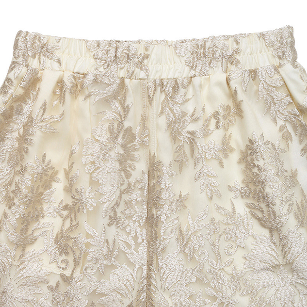 Casual Color Block High Waist Straight Pants Shorts